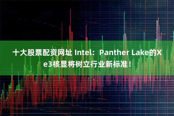 十大股票配资网址 Intel：Panther Lake的Xe3核显将树立行业新标准！