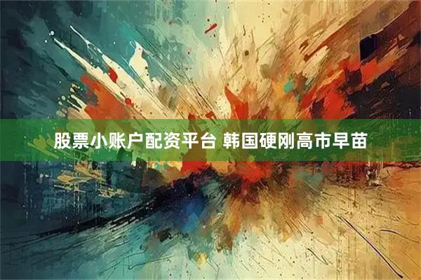 股票小账户配资平台 韩国硬刚高市早苗